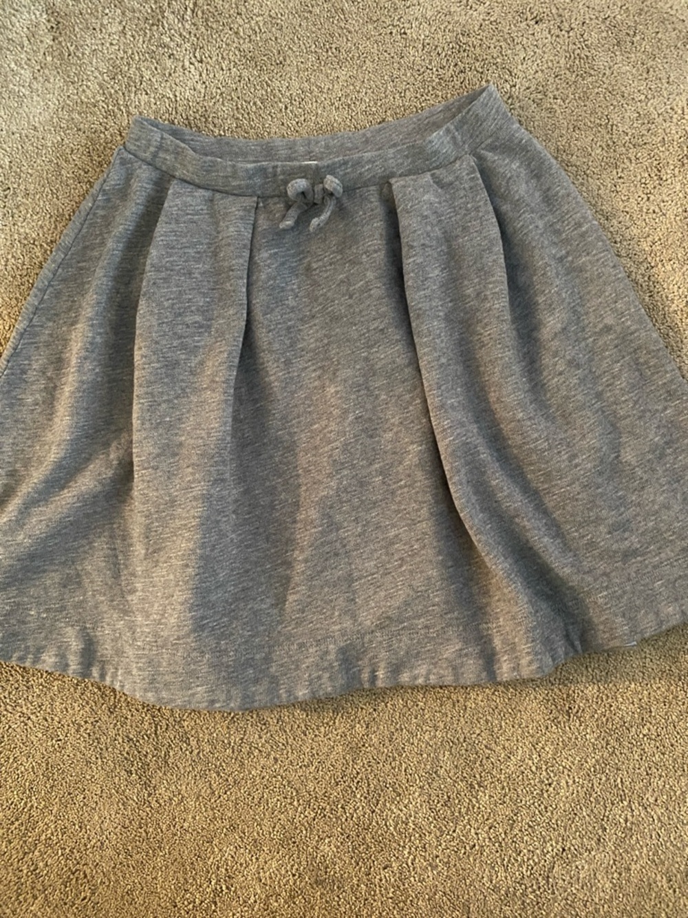 Crewcuts Gray Pleated Circle Skirt